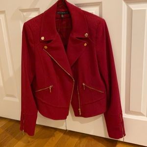 WHBM military style crop jacket